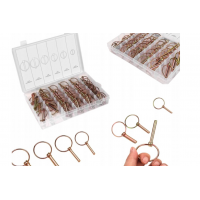 Набор пружинных застежек-кнопок, 50 шт.,Kraft&Dele (KD11799)