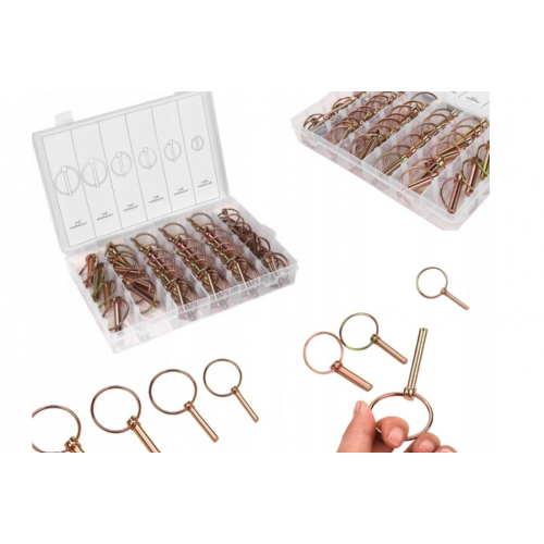 Набор пружинных застежек-кнопок, 50 шт.,Kraft&Dele (KD11799)