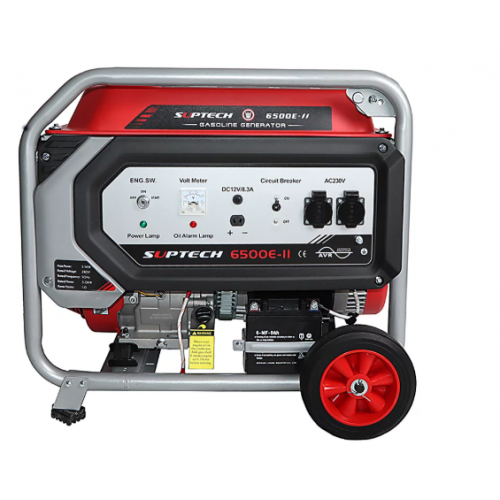 Vienfāzes benzīna ģenerators SUPTECH (6500E-II)