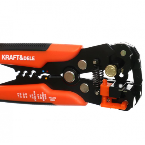 Автоматический инструмент для зачистки проводов с принадлежностями Kraft&Dele  KD10543