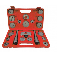 Комплект для извлечения тормозных поршней, 22 детали, кейс. Kraft&Dele (KD10784)