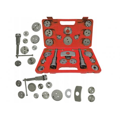 Bremžu virzuļa izvilkšanas komplekts, 22 gabali, kaste. Kraft&Dele (KD10784)