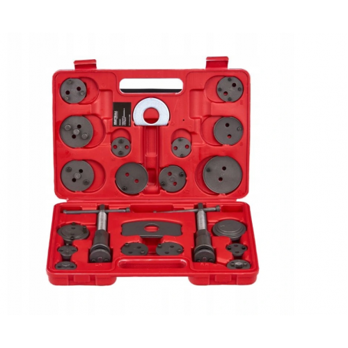 Bremžu virzuļa izvilkšanas komplekts, 22 gabali, kaste. Kraft&Dele (KD10784)