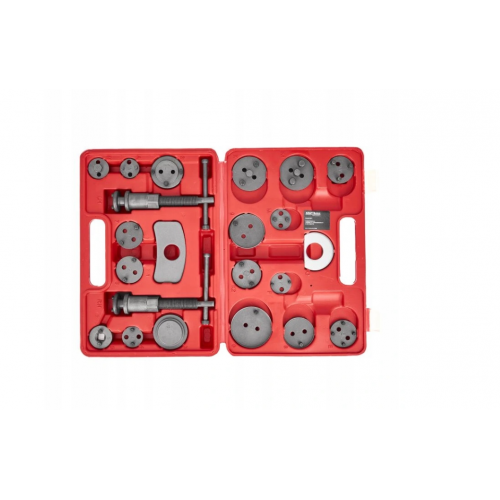 Bremžu virzuļa izvilkšanas komplekts, 22 gabali, kaste. Kraft&Dele (KD10784)