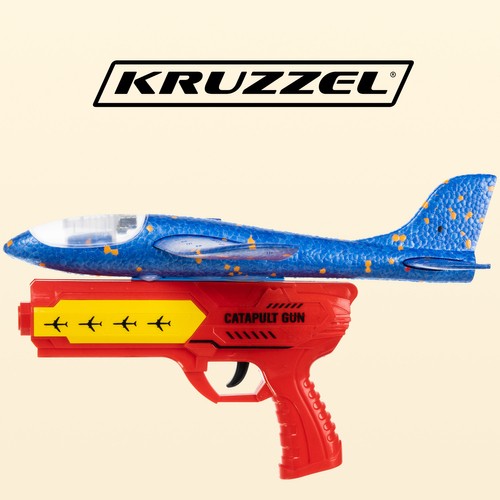 Lidmašīnu palaišanas pistole - iekārta ar lielu putuplasta lidmašīnu no Kruzzel (20497)