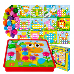 Пазл-пуговица «Грибная мозаика Жираф»(108489)