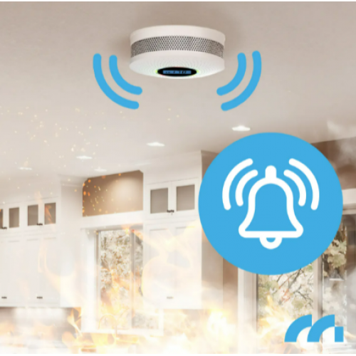 Sertificēts SafeSensor2000 2-in-1 oglekļa monoksīda sensors Maltec(110634)