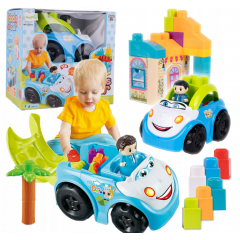 Kubiņu komplekts mazulim ar auto (111604)