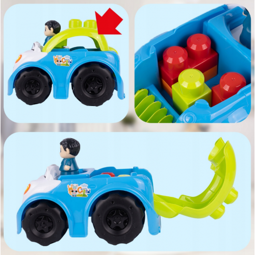 Набор кубиков для малыша с машинкой(111604)