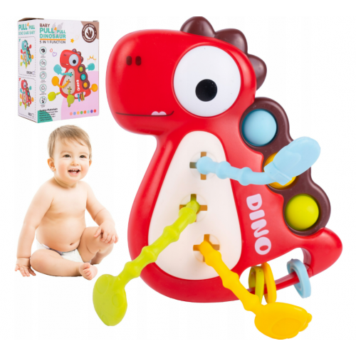 Игрушка для жевания «Динозавр» со звуком (111697)