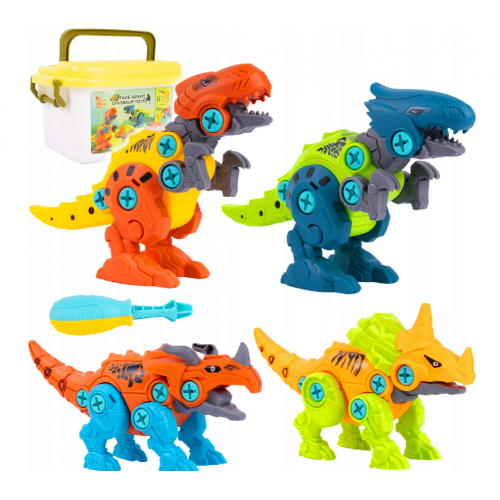 Dinozauru konstruktora komplekts ar grozāmiem klucīšiem (112261)