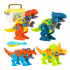 Dinozauru konstruktora komplekts ar grozāmiem klucīšiem (112261)