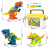 Dinozauru konstruktora komplekts ar grozāmiem klucīšiem (112261)