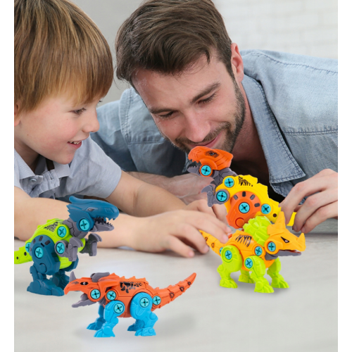 Dinozauru konstruktora komplekts ar grozāmiem klucīšiem (112261)