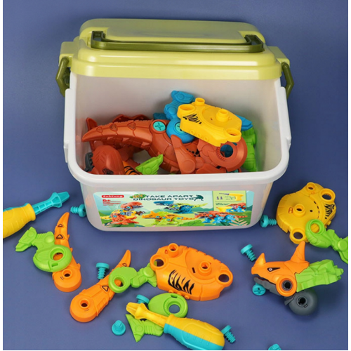 Dinozauru konstruktora komplekts ar grozāmiem klucīšiem (112261)