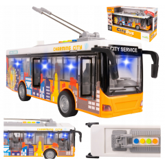 Pilsētas autobuss trolejbuss 1:16gaismas un skaņas sistēma (112346)