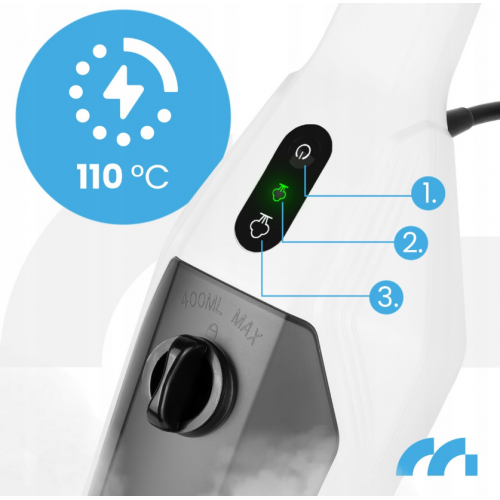 Tvaika mops Daudzfunkcionāls elektriskais tīrītājs SteamExpert HDS4600W(113483)
