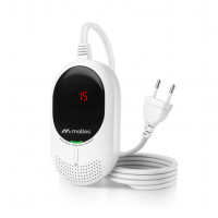 Maltec 2-in-1 oglekļa monoksīda trauksmes detektors ar LCD displeju, sertificēts, LPG (113563)
