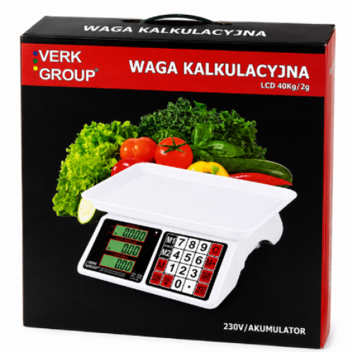Elektroniskie Kalkulatora Svari lidz 40kg,+/- 2g (17101)