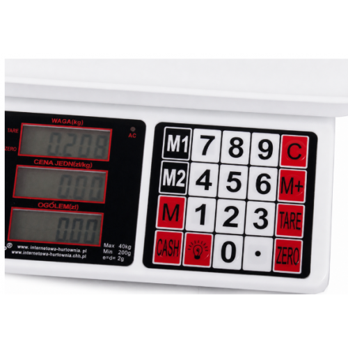 Elektroniskie Kalkulatora Svari lidz 40kg,+/- 2g (17101)
