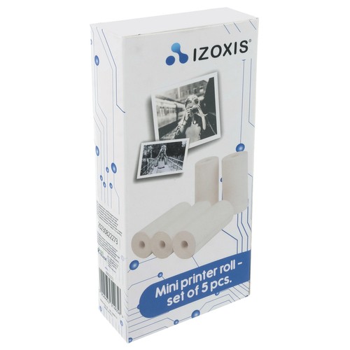 Mini printera rullis - 5 gab. komplekts. Izoxis (00022273)