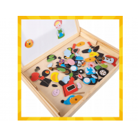 Kruzzel magnētiskā tāfele ar sauso dzēšanu, 30 x 3,1 cm 25637