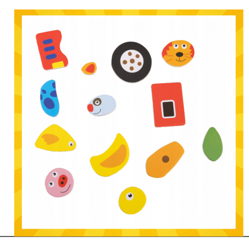 Kruzzel magnētiskā tāfele ar sauso dzēšanu, 30 x 3,1 cm 25637