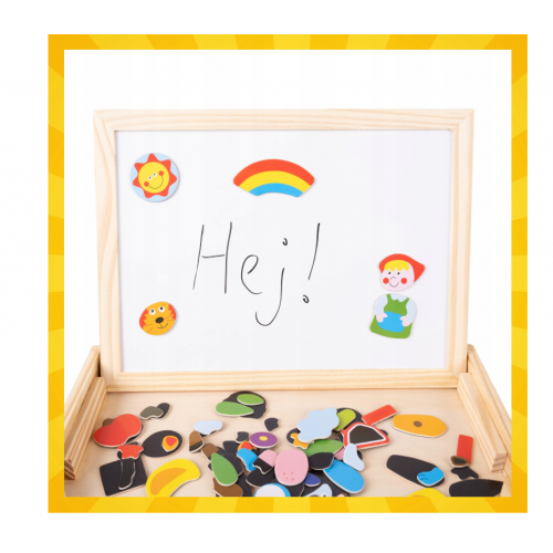 Kruzzel magnētiskā tāfele ar sauso dzēšanu, 30 x 3,1 cm 25637