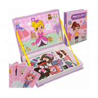 Magnētiskā puzle radošai meiteņu ģērbšanai:26654