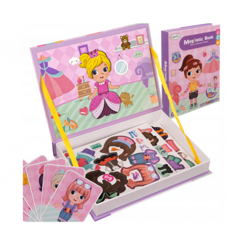 Magnētiskā puzle radošai meiteņu ģērbšanai:26654