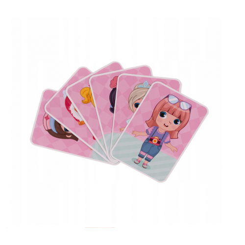 Magnētiskā puzle radošai meiteņu ģērbšanai:26654