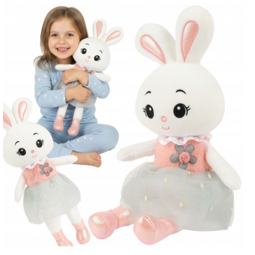 Zaķa plīša rotaļlieta 45cm 26761