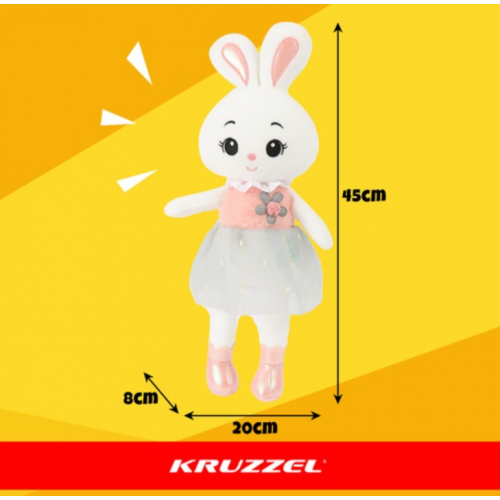 Zaķa plīša rotaļlieta 45cm 26761