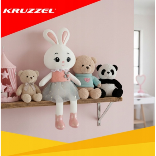 Zaķa plīša rotaļlieta 45cm 26761