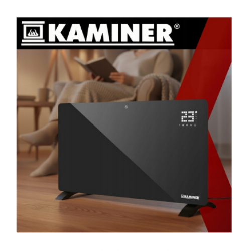 Stikla elektriskais sildītājs Zelva Kaminer. (26572)