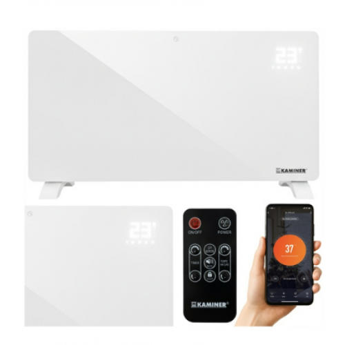 Elektriskais stikla radiators Zelva Kaminer. (26573)