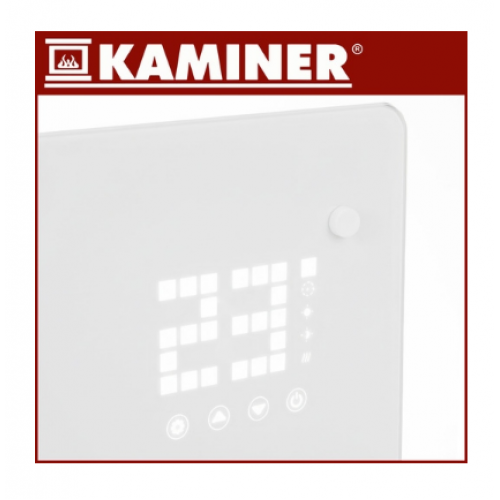 Elektriskais stikla radiators Zelva Kaminer. (26573)