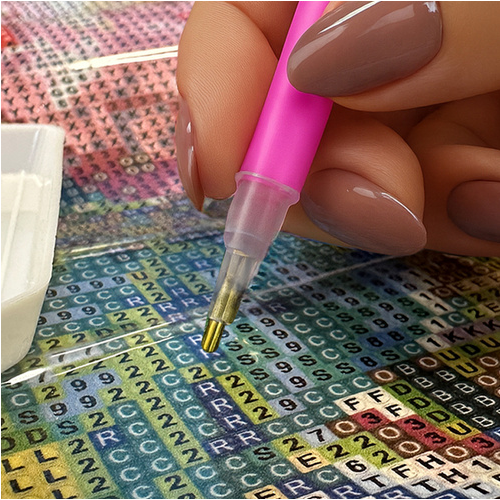 Dimanta mozaīka - izšuvums 5D "Pušķis" 40x30cm Maaleo. (26770)