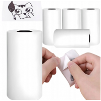 Termopapīrs mini pašlīmējošam printerim 55 mm 5 ruļļi ātrai drukāšanai (27320)
