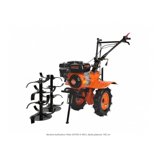 Benzīna kultivators-frēze ASTOR A-90/3, darba platums 100 cm (A-90/3)