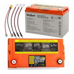 Гелевый аккумулятор глубокого разряда с дисплеем, 12 В, 100 Ач, (BAT0410)