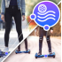 Giroskūteris - Hoverboard LED, Bluetooth, skaļruņi, 10 collu riteņi RETOO (E031-2)
