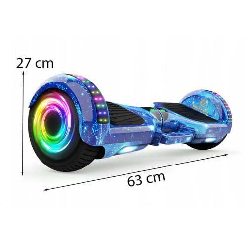 Giroskūteris - Hoverboard LED, Bluetooth, skaļruņi, 10 collu riteņi RETOO (E031-2)