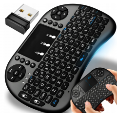 Беспроводная мини-клавиатура с подсветкой i8 Bluetooth Smart TV RETOO(E151-2)