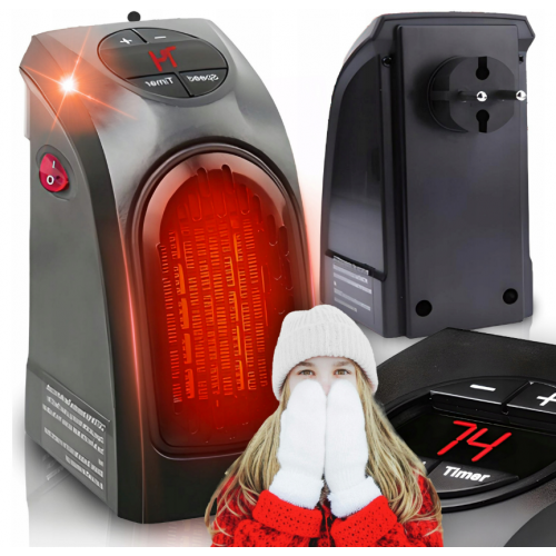Elektriskais sildītājs ar tālvadības pulti, mini sildītājs, 350 W RETOO(E192)