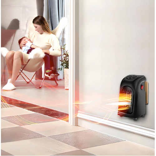 Elektriskais sildītājs ar tālvadības pulti, mini sildītājs, 350 W RETOO(E192)