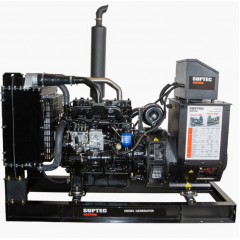 Dīzeļģenerators 55 kWa / 44 Kw, 400 / 230 V no SUPTEC (HM40000LX)