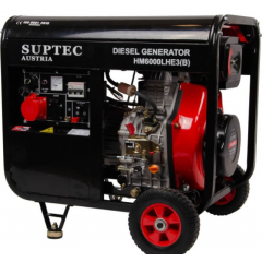 Dīzeļģenerators 6 kW, 380V / 220V no SUPTEC (HM6000LHE3)