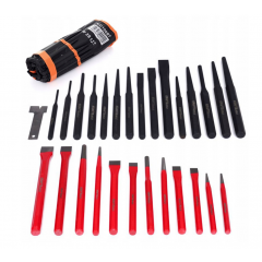 Набор пробойников и стамесок 28 предметов. Kraft&Dele (KD10097)