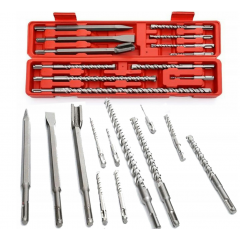 Зубила и дрели, набор SDS, для ударной дрели. Kraft&Dele (KD10206)